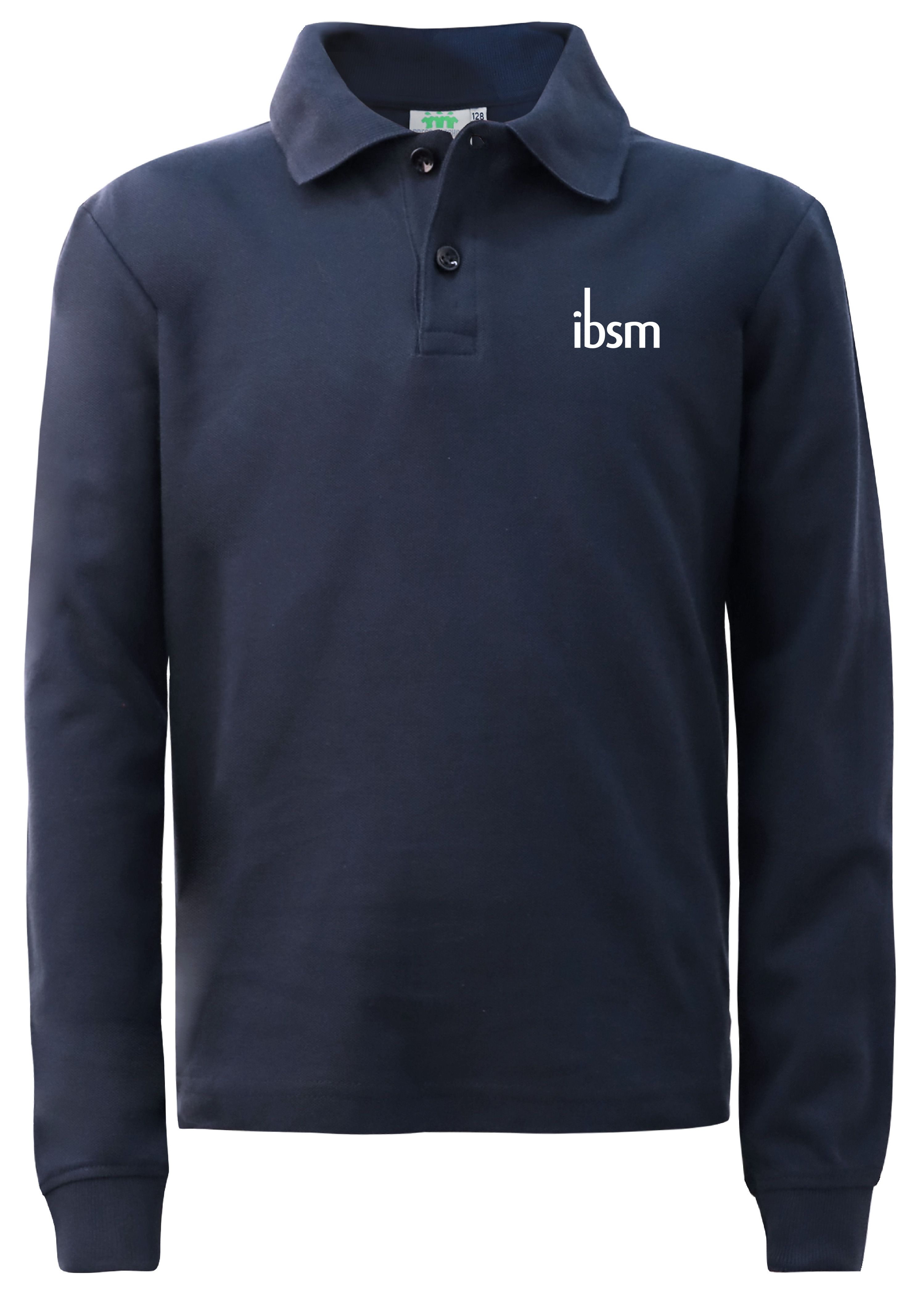 IBSM Polohemd, langarm, Unisex